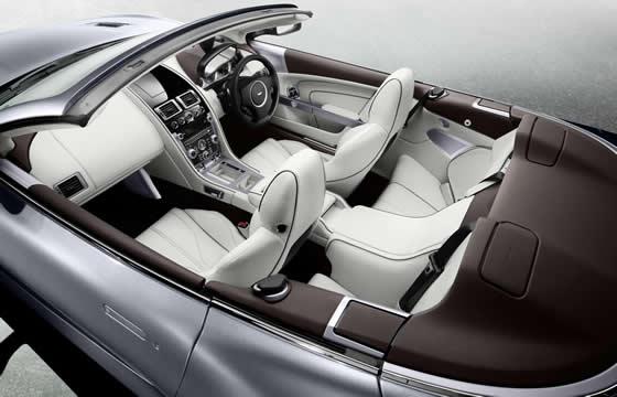 Aston Martin Virage Volante interior