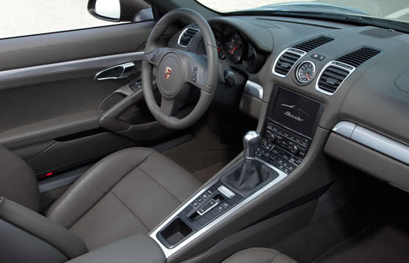 New Porsche Boxster interior