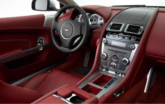 Aston Martin DB9 Volante interior