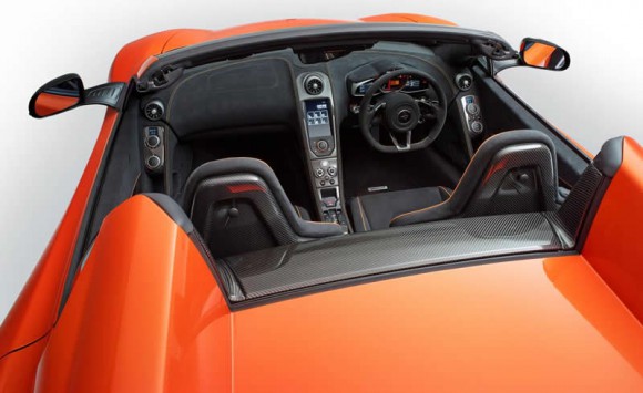 McLaren 650S Spider interior