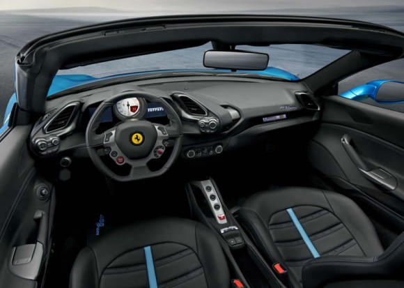 Ferrari 488 Spider interior