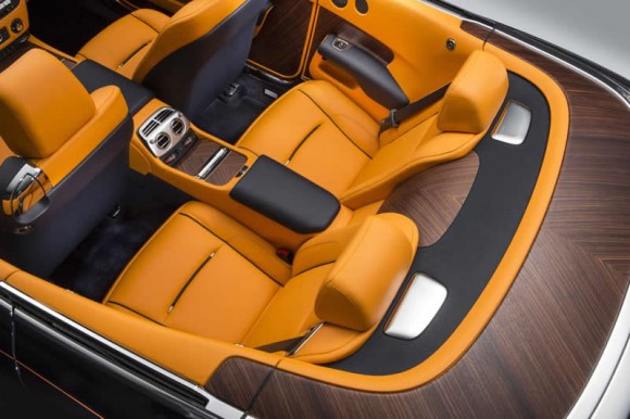 Rolls-Royce Dawn back seats