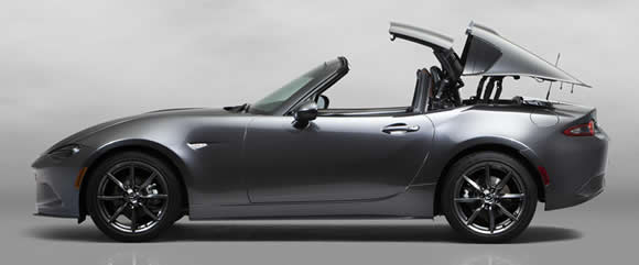 Mazda MX-5 RF roof operating