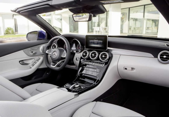 Mercedes C-Class Cabriolet interior