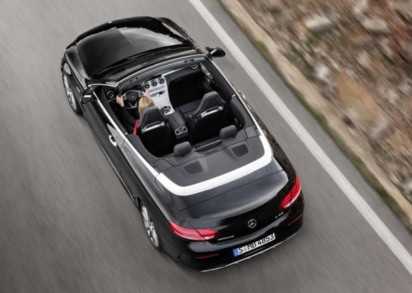 Mercedes C-Class Cabriolet above