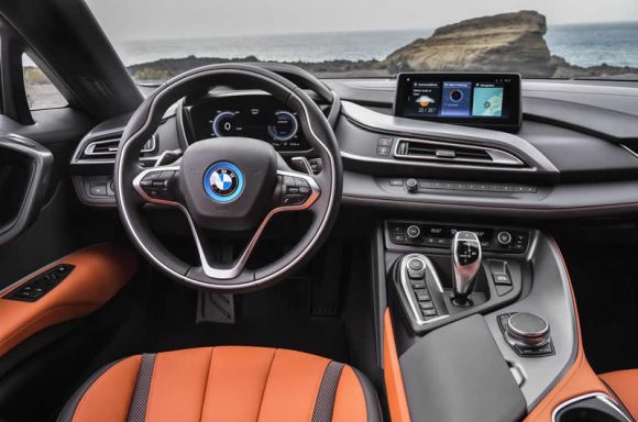 BMW i8 Roadster interior